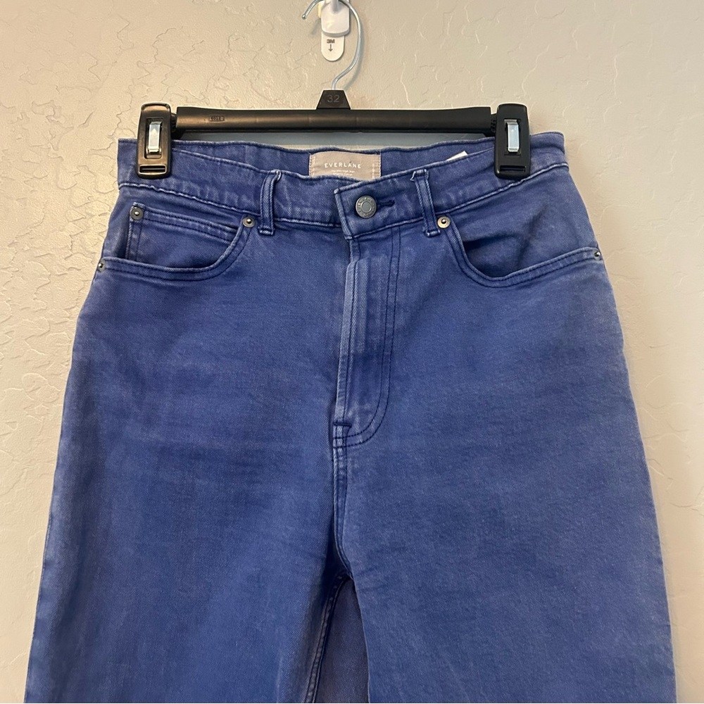 Everlane the way-high jean organic cotton in blue color size 28 regular - Picture 2 of 16